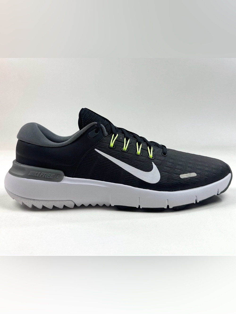 Nike Free Golf Mens Black White Golf Shoes Spikeless Next Nature Low FN0332-001